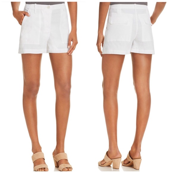 Theory | Shorts | Theory White Linen 